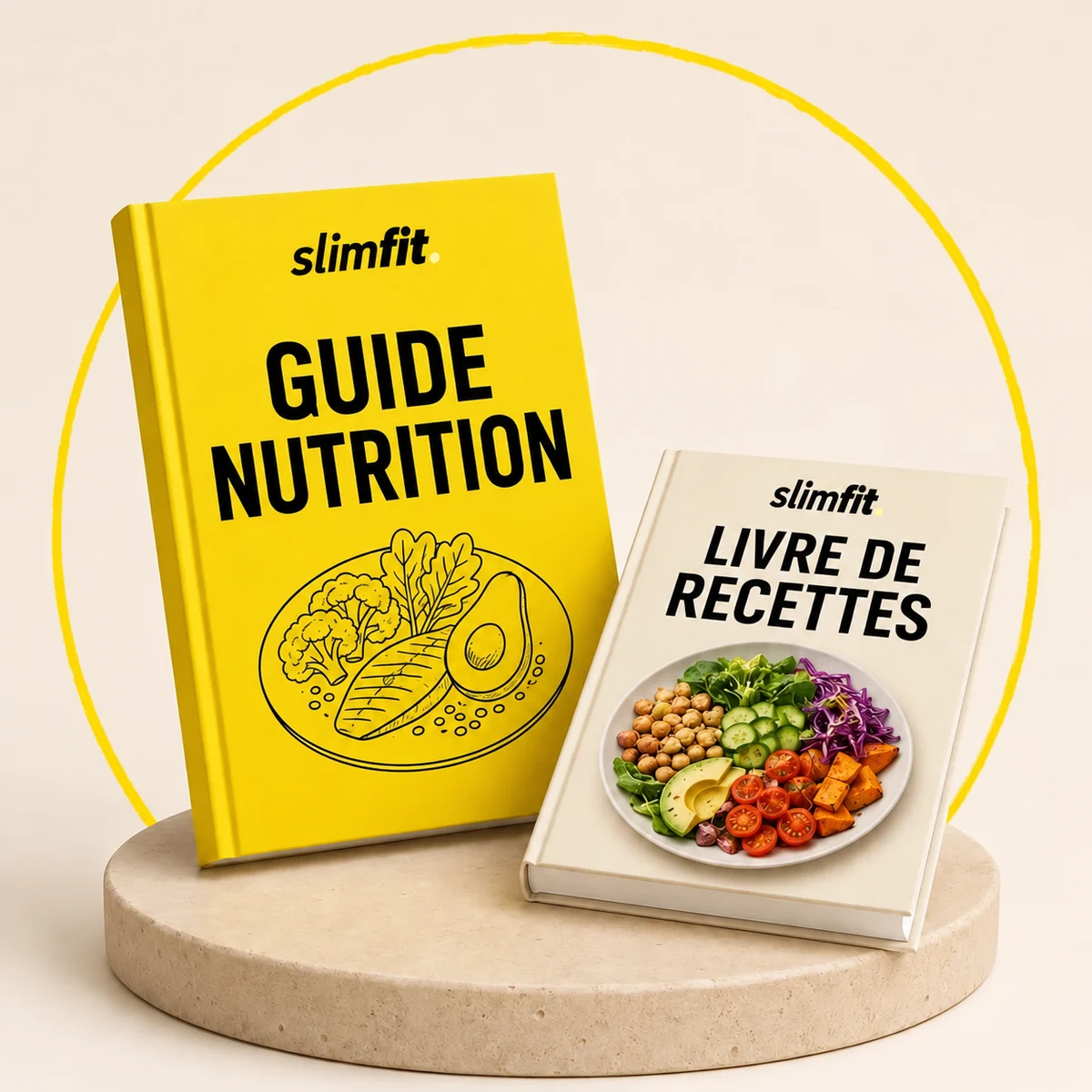 Le guide nutrition et le livre de recettes SLIMFIT